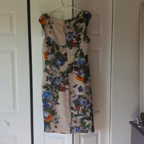 Gorgeous  Adrianna Papell  multi floral dress - Picture 3 of 3